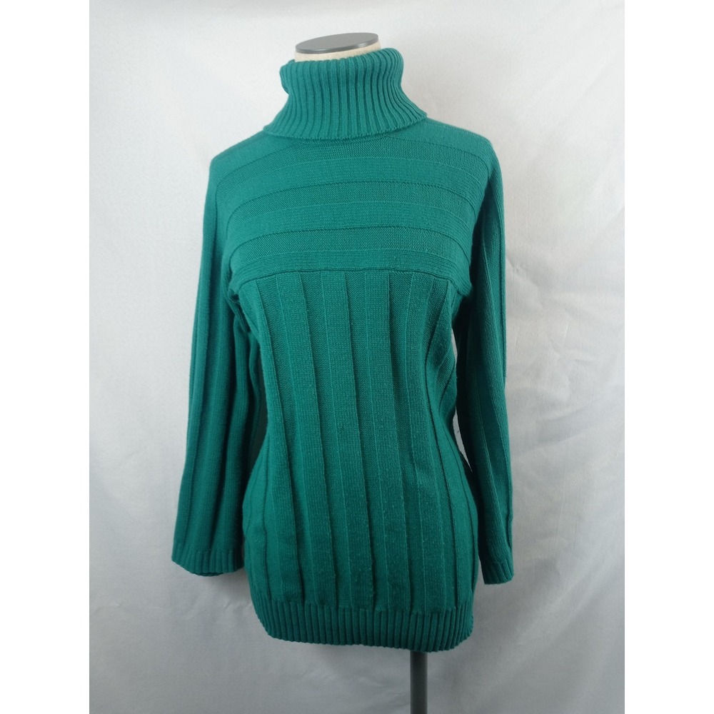 Atleigh Womens Turtleneck Sweater Size Large Acrylic Turtleneck Machine Washable